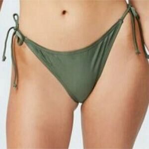 Olive Green Bikini Bottoms size XS